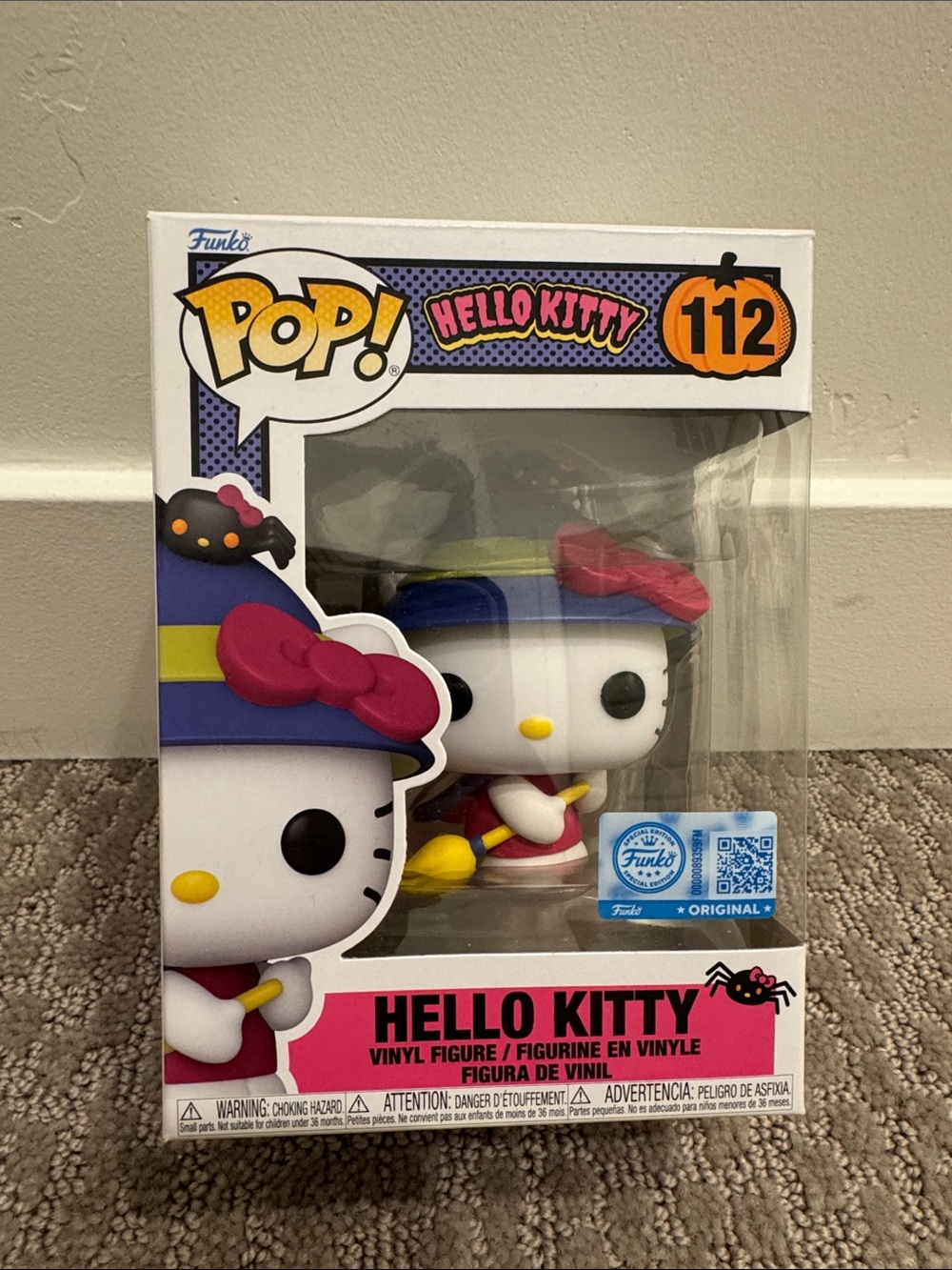 Funko Hello Kitty Pop! #112 Vinyl Figure - Pink, Purple, Yellow